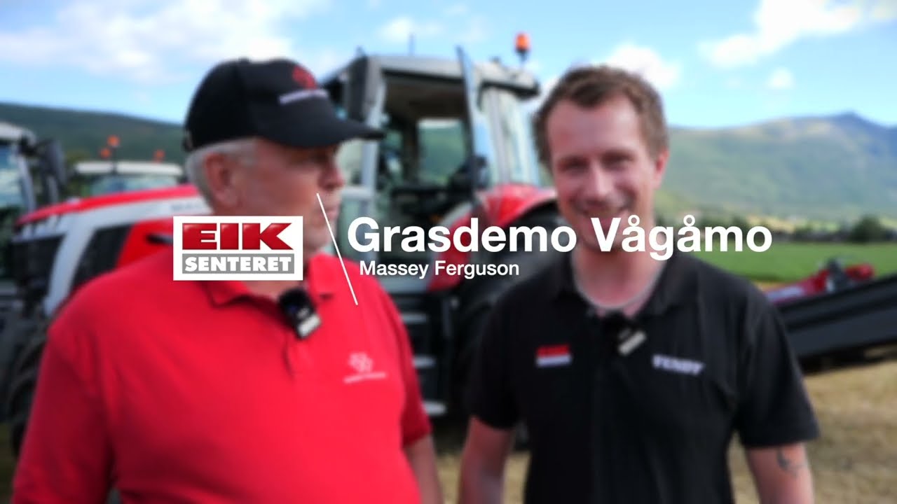 Grasdemo Vågå med Massey Ferguson