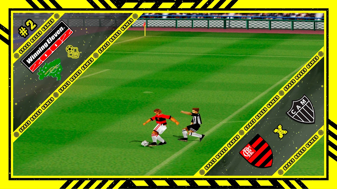 Winning Eleven 2002: Campeões Nacionais 2017 (PS1) Amistosos #2 Flamengo x Atlético-MG