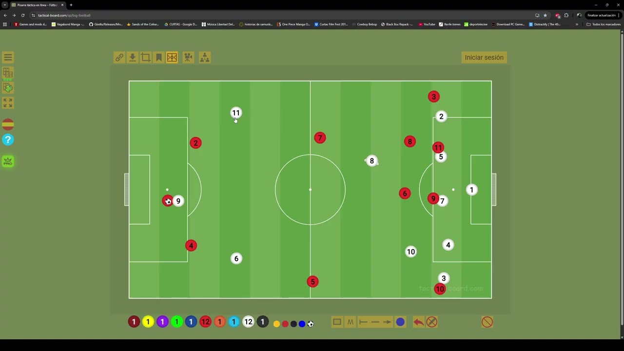 Táctica futbolística. La evolución del sistema en caja al sistema en diamante y en estrella o red.