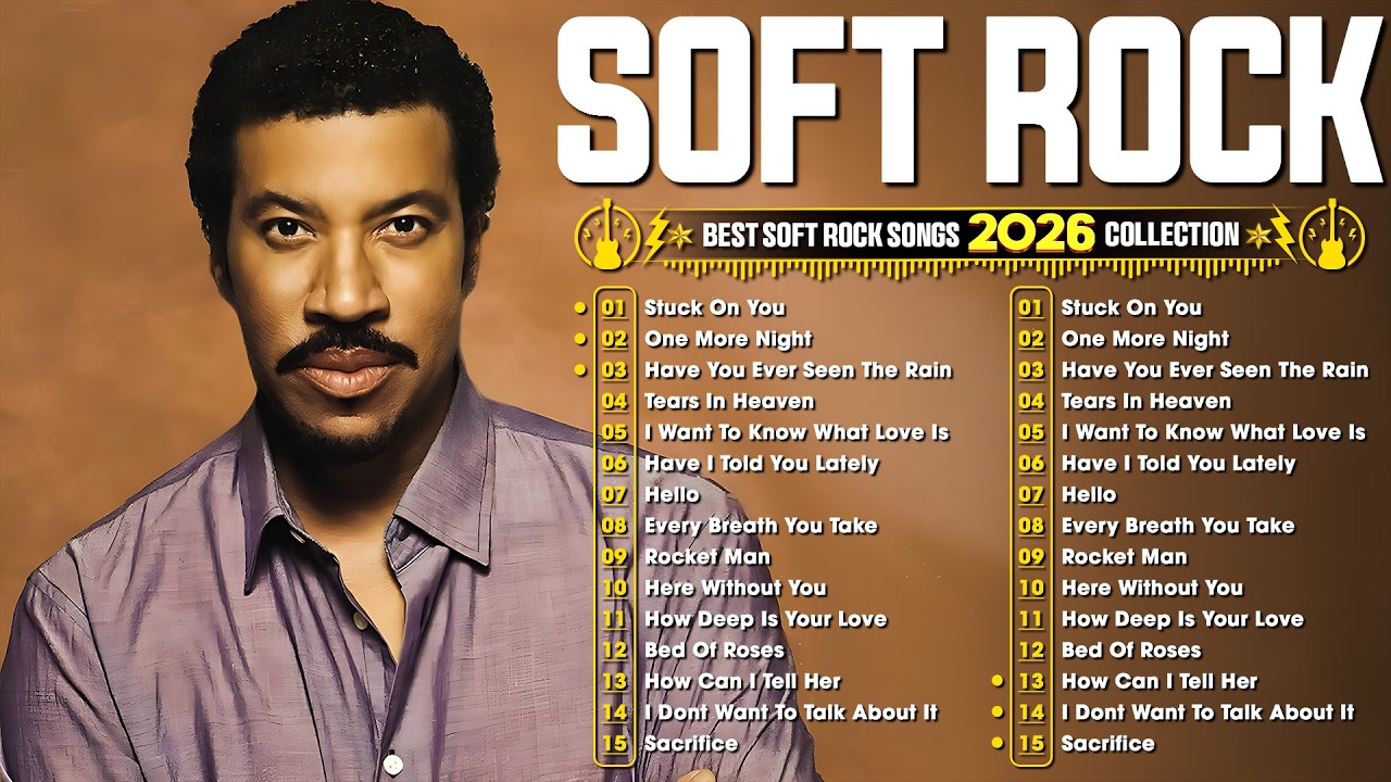 Lionel Richie, Elton John, Chicago, Bee Gees, Eric Clapton | Soft Rock Ballads 70s 80s 90s