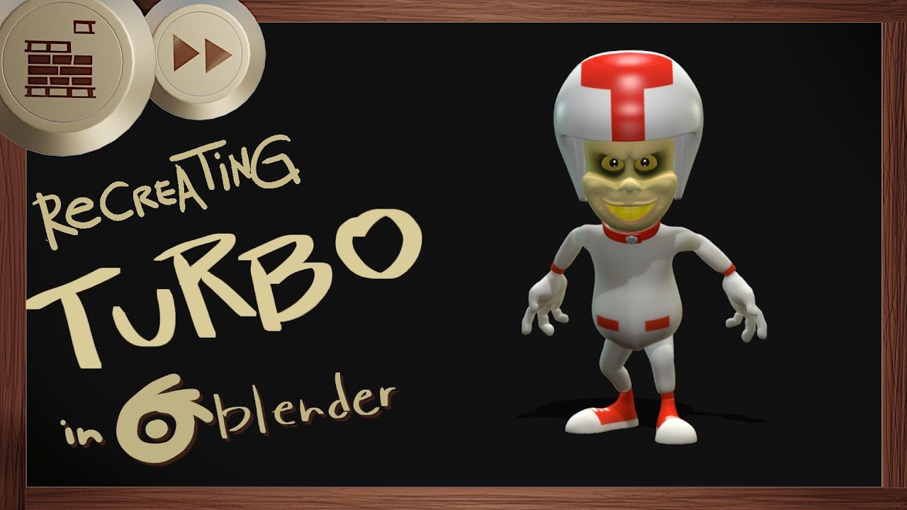 Recreating Turbo(Wreck-it Ralph) in Blender