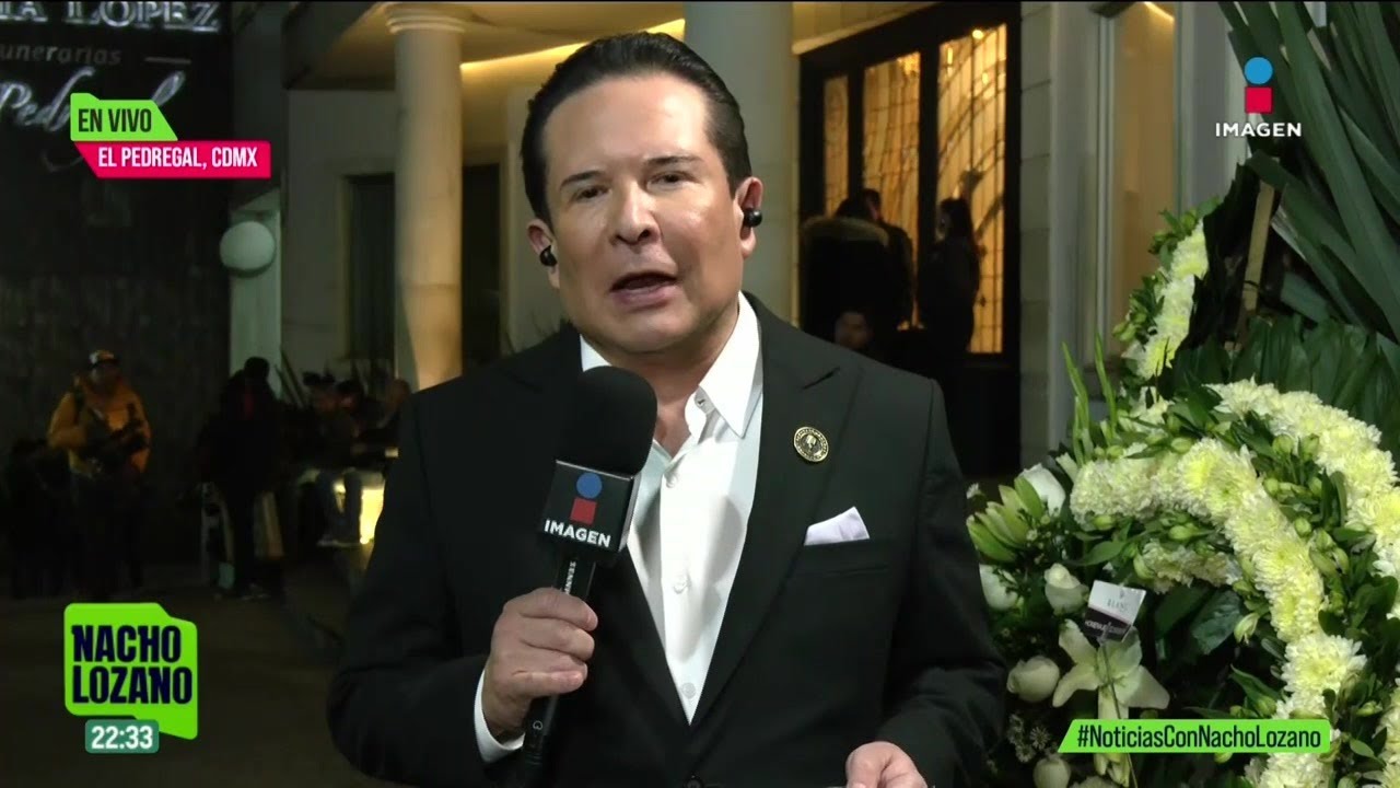 EN VIVO Gustavo Adolfo desde el FUNERAL de Silvia Pinal da los &uacute;ltimos DETALLES