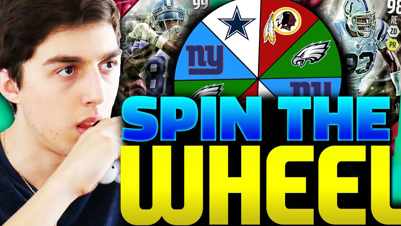 SPIN THE WHEEL OF NFC EAST TEAMS! MADDEN 17 SQUAD BUILDER