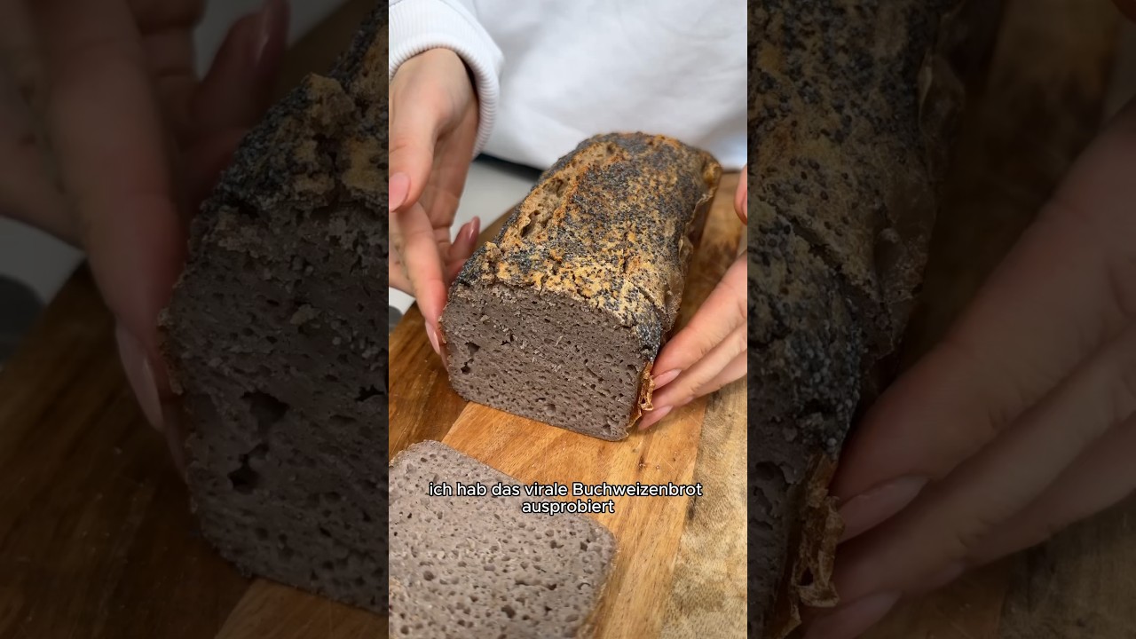 1 Zutat Buchweizen Brot 🍞 gesund, vegan und glutenfrei backen #mrsflury