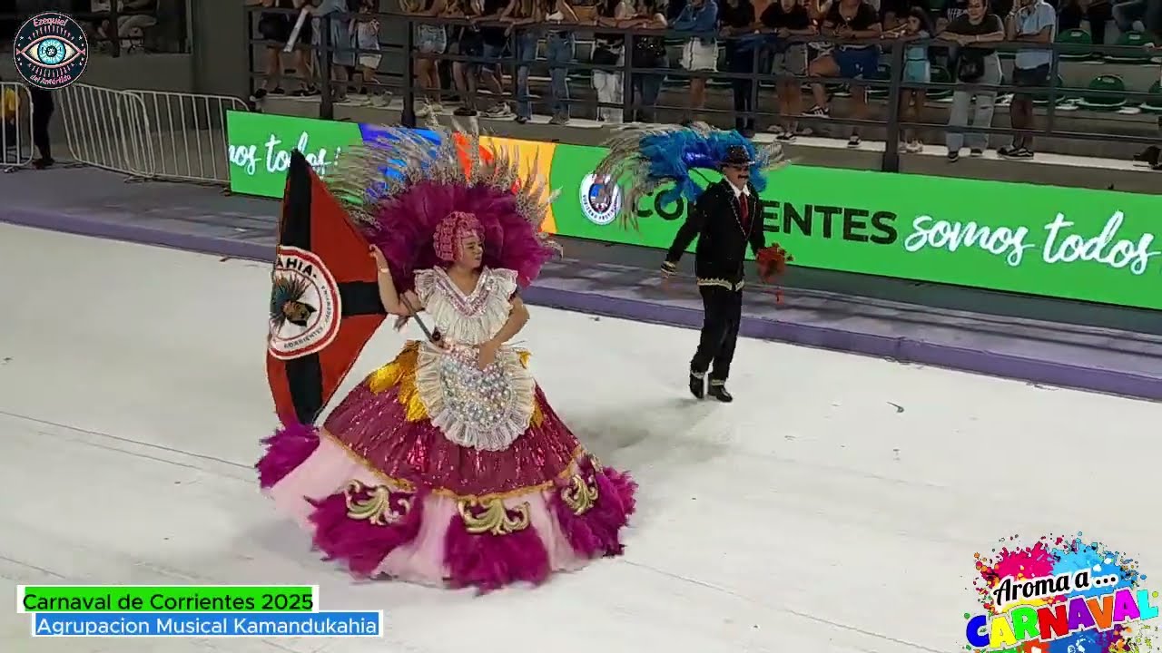 Agrupacion Musical Kamandukahia 2025: Primera Noche de los Carnavales de Corriente