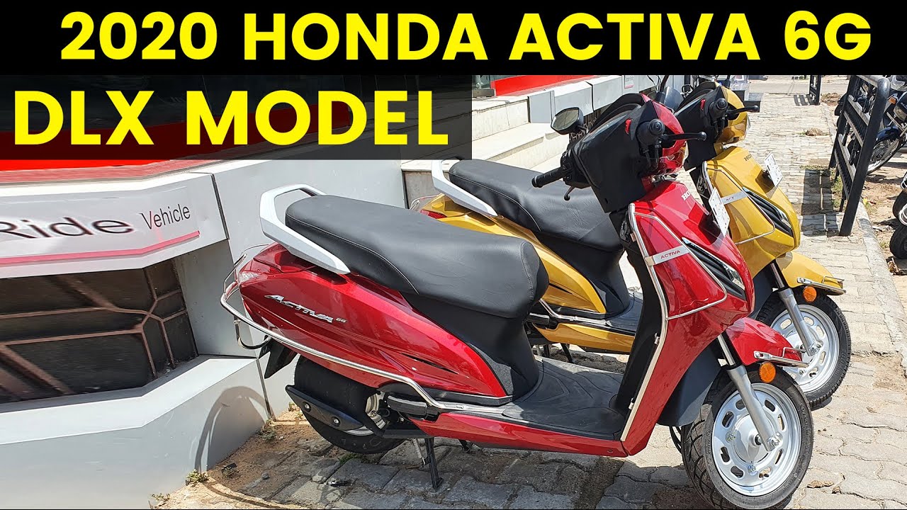 2020 Honda Activa 6G walk around | Glosy Red colour | Detailed Review