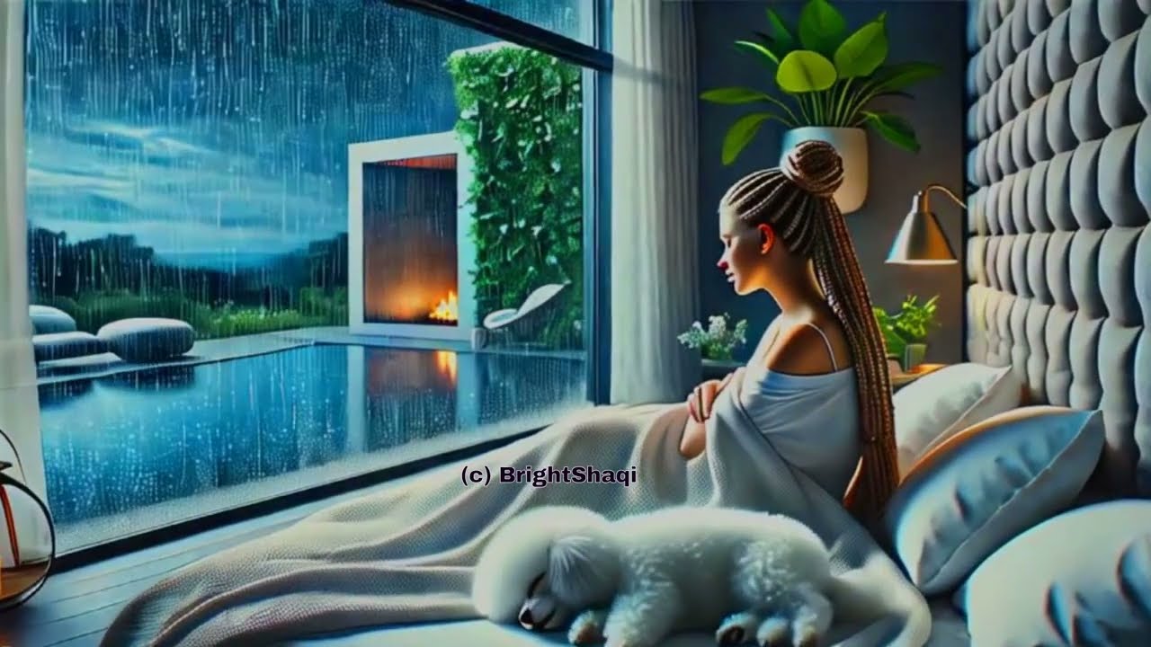 Stop Anxiety, Listen to this Natural Rain and light Thunderstorm to Feel Relaxed Immediately
