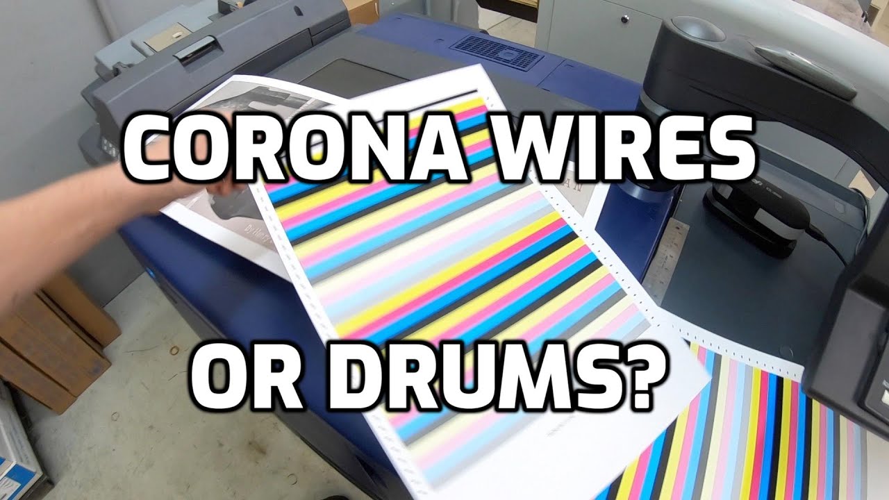 Диагностика неравномерной цветопередачи на Konica Minolta C1070 и устранение проблем с перемещени...