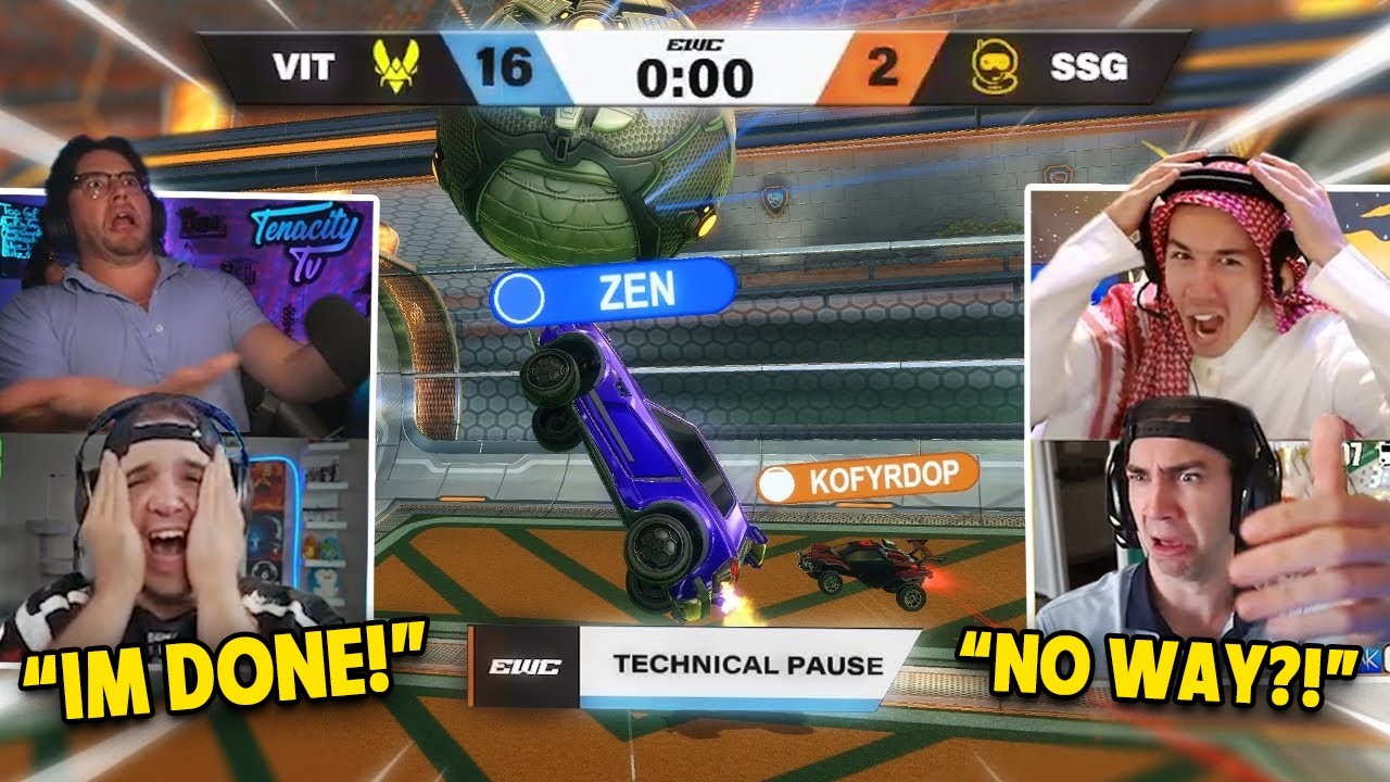 Streamers Lose Their Mind To The WORST ROCKET LEAGUE GAME OF ALL TIME! | Esports World Cup 2025