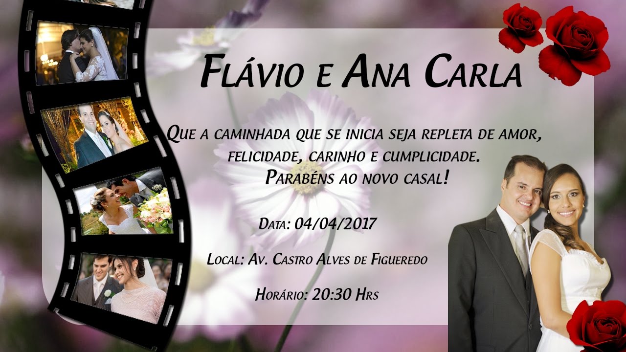Efeito Convite de Casamento Adobe Photoshop