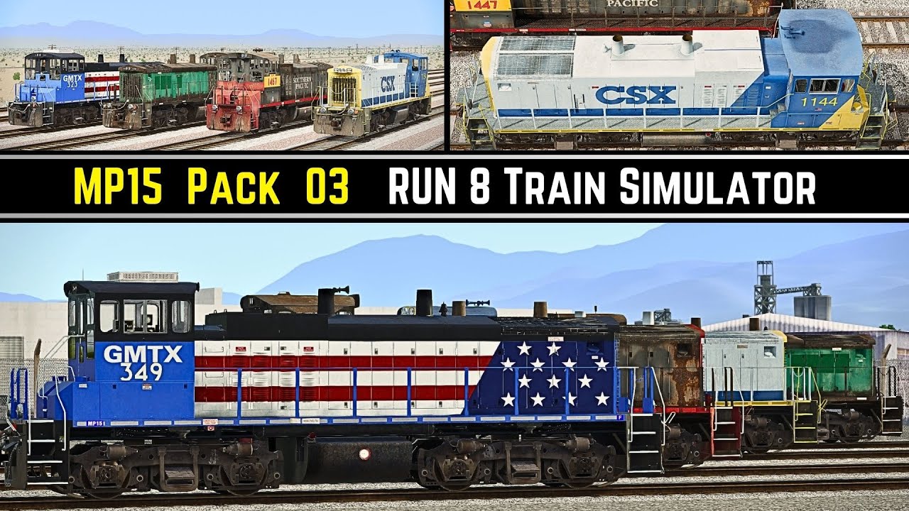 RUN 8 | 'MURICA! - EMD MP15 pack 03 | #run8