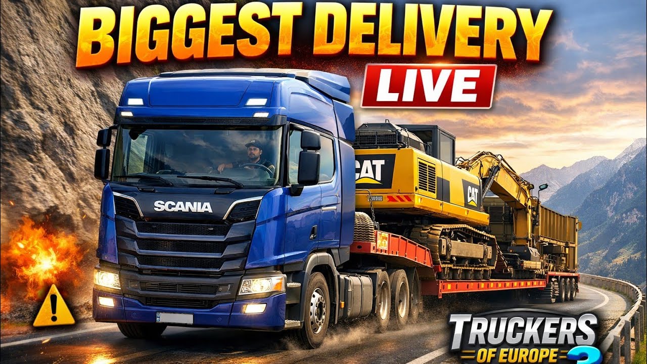 India to Europe Delivery LIVE 🚛 | Biggest Cargo Mission | Truckers of Europe 3 Hindi Gameplay