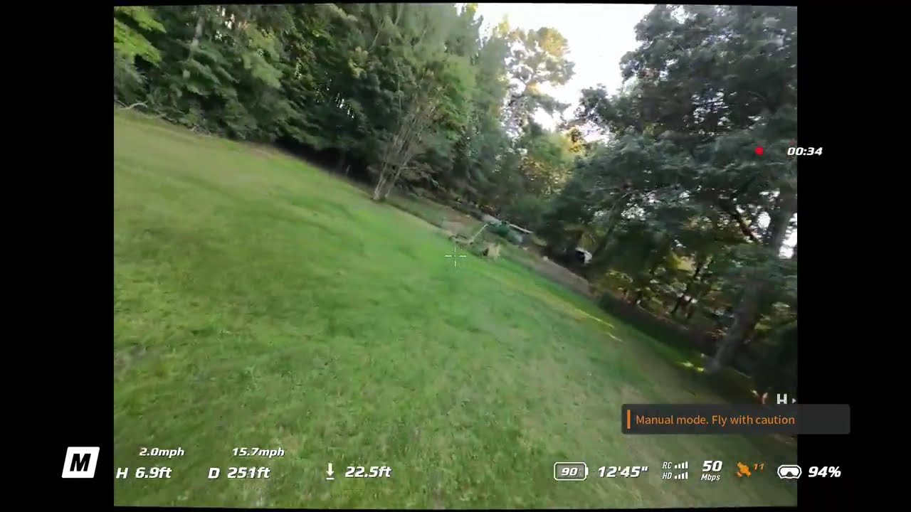 DJI Neo - Warm up Flight (DJI Goggles FPV Raw Video)