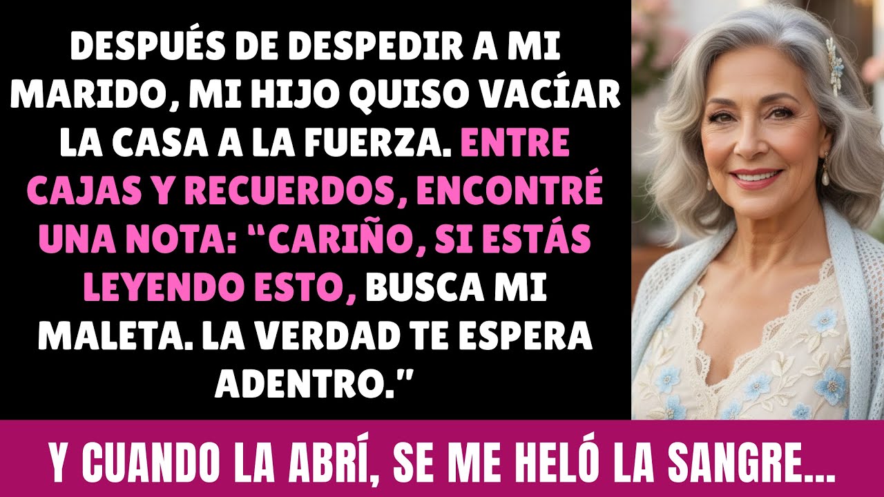 Mi hijo quiso deshacerse de las cosas de mi marido. Al abrir su maleta vieja, mi vida cambió