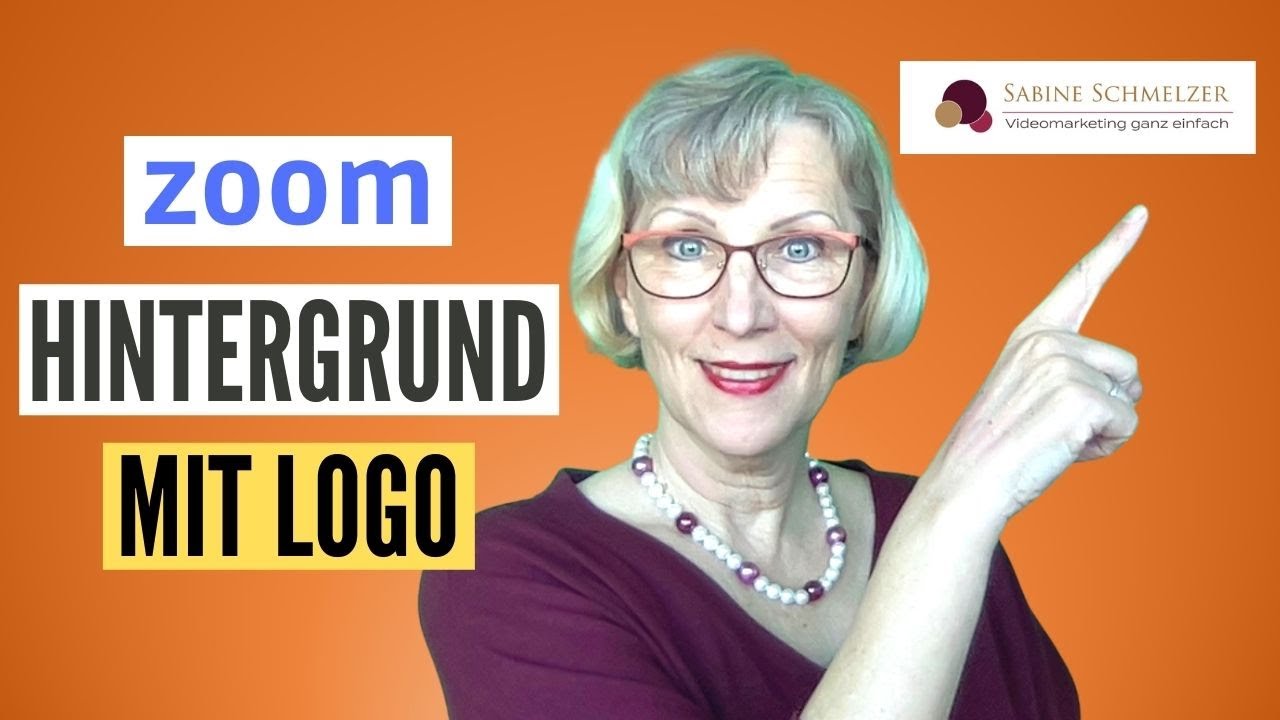 Zoom Hintergrund erstellen mit Logo in Powerpoint