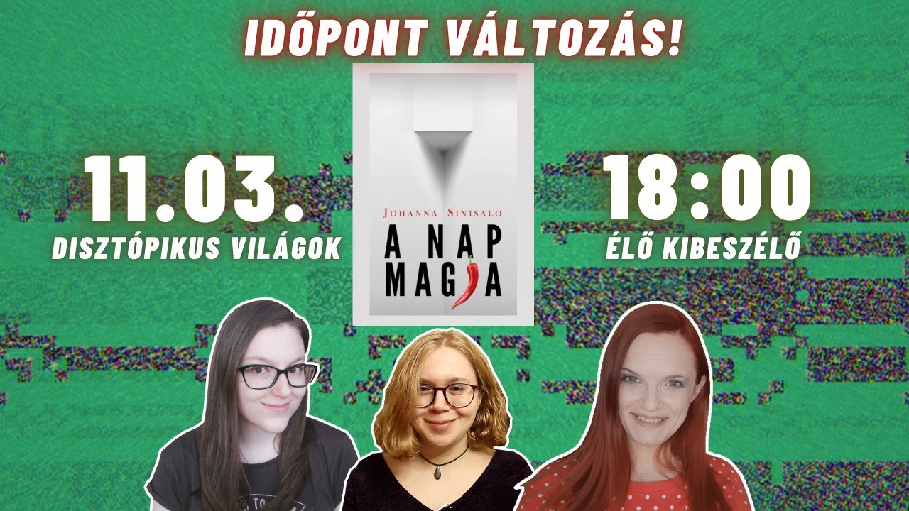 A nap magja kibeszélő: Andi, Ági, Enikő | BookTube könyvklub