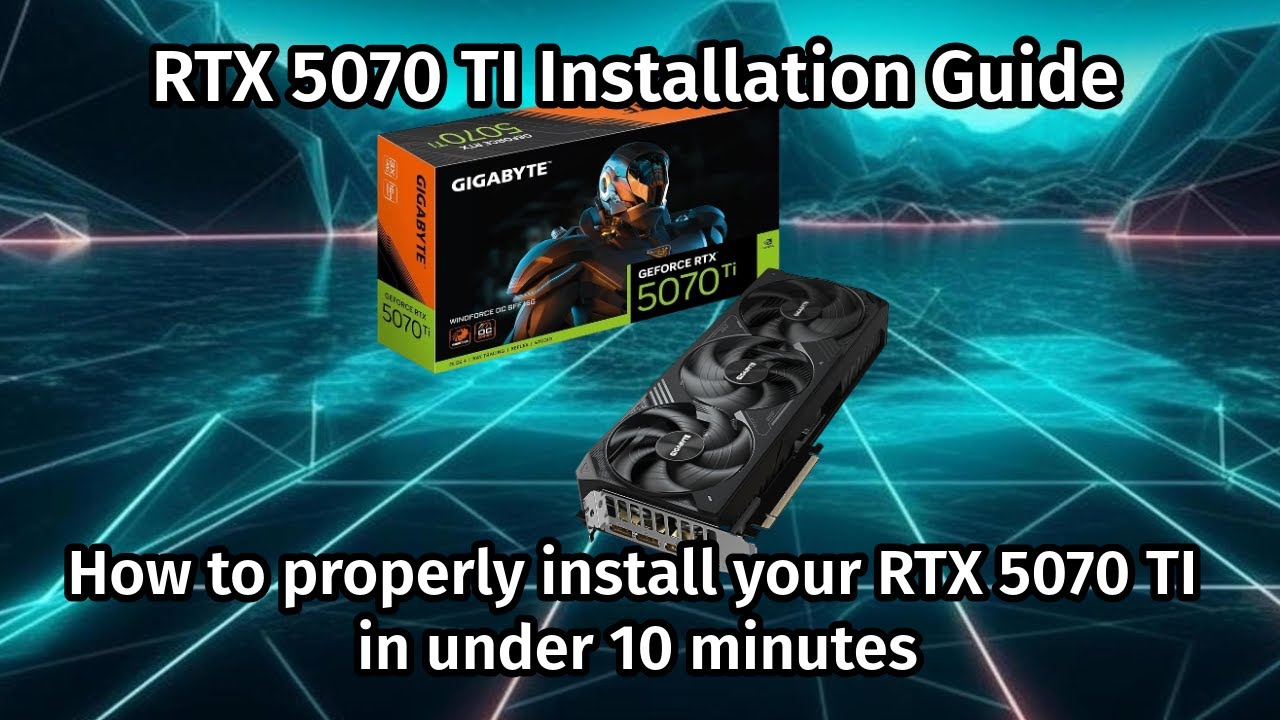 5070 TI Install guide: Everything you need to know about  12vhpwr cable and how to SAFELY install it
