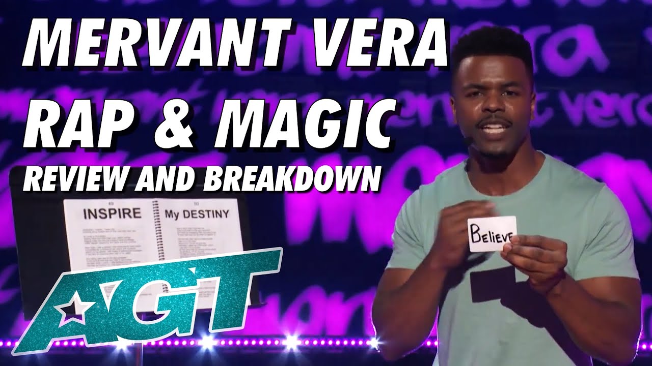 Magician Reviews AGT Semi Finalist Mervant Vera's Rap Magic Act
