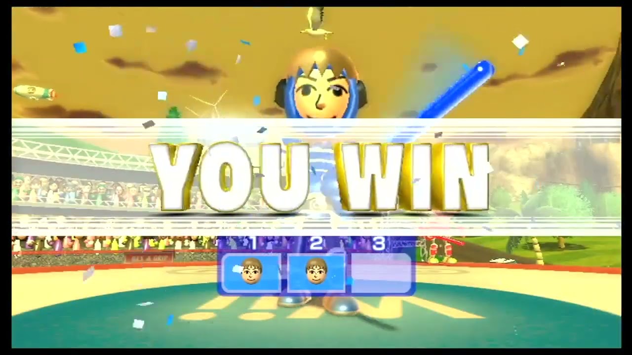 Wii Sports Resort - Swordplay Duel: All CPU Matches!