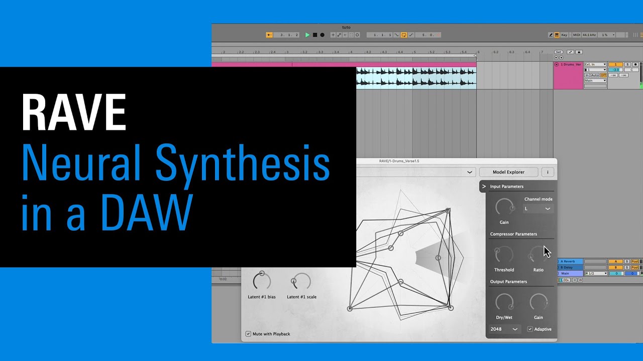 Учебные материалы по IRCAM / RAVE - Нейронный синтез в DAW