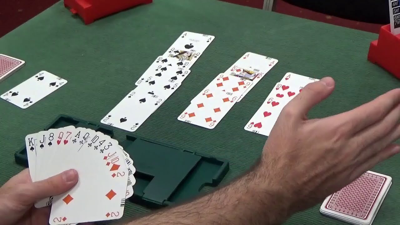 z - #13 Full Bridge Game -  Bridge bidding & card play explained - 6 Spades