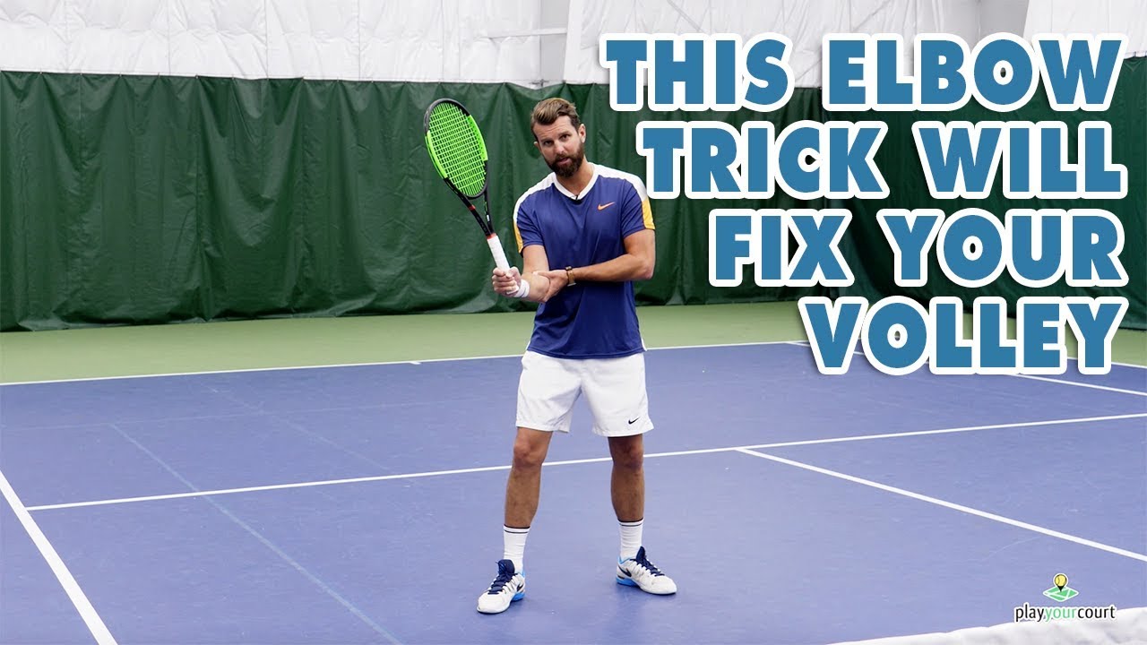 This Elbow Trick Will Fix Your Volley - Tennis Lesson