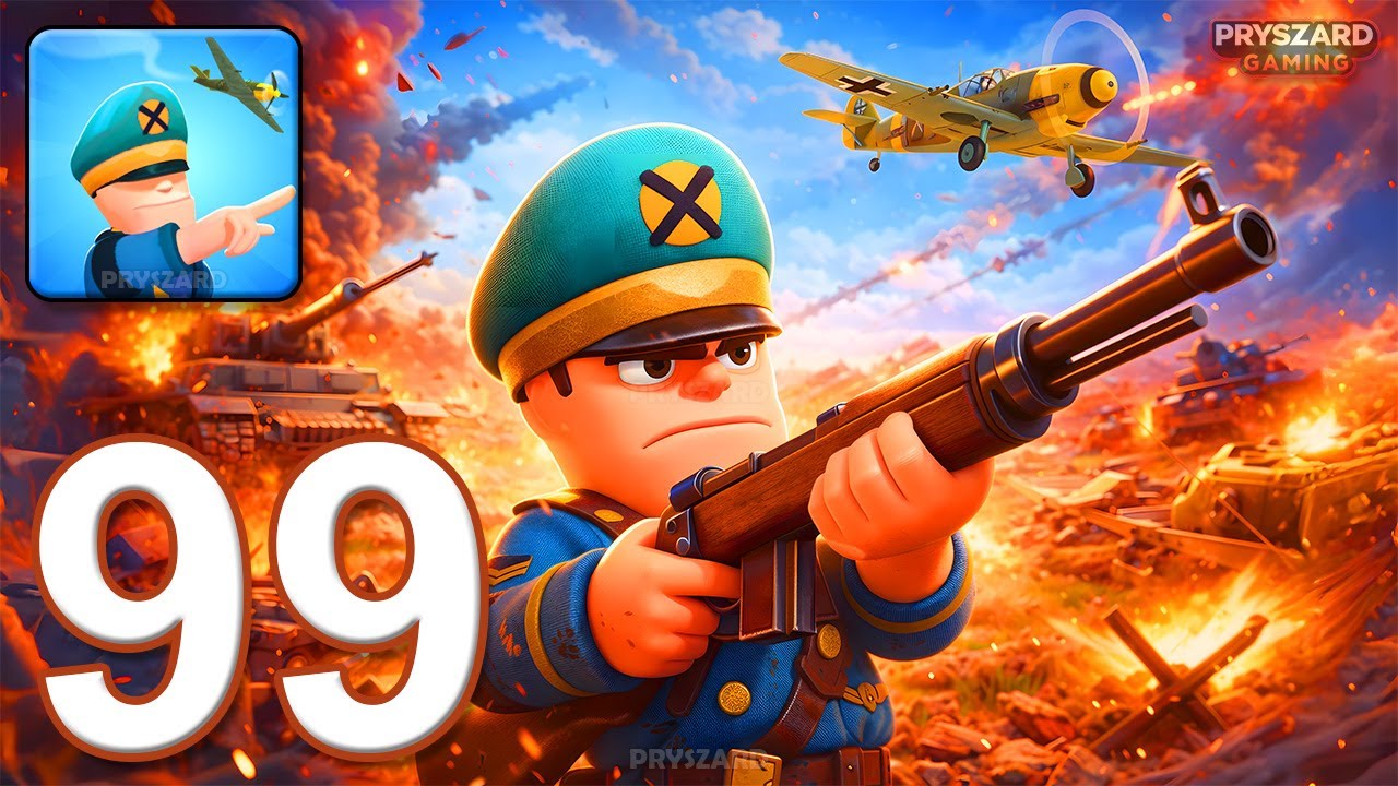 Army Commander - Gameplay Walkthrough Part 99 - Troops Army Commander Fight (iOS, Android)