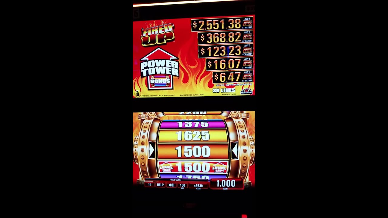 1st look: IT's Fired Up Slot Machine's Max Bet's Bonus Round