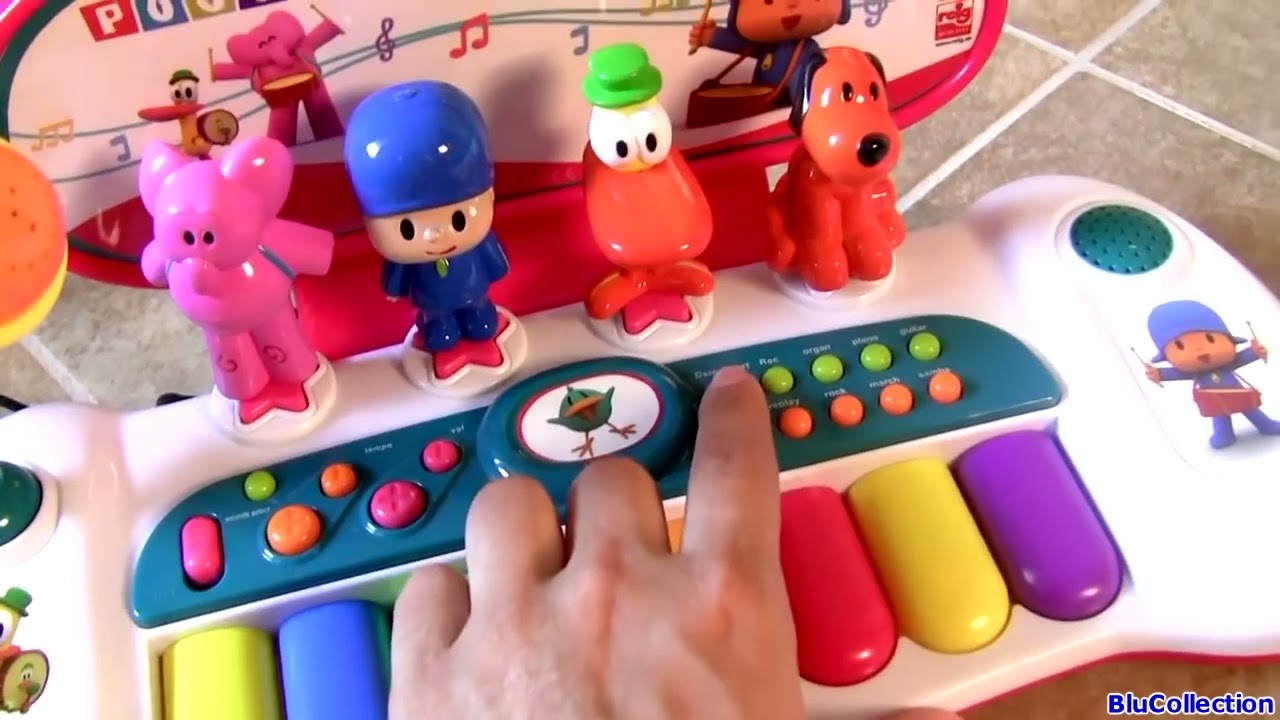 Pocoyo Keyboard Piano with Microphone Baby Toy - Organo con melodías micrófono by Blu Toys Surprise