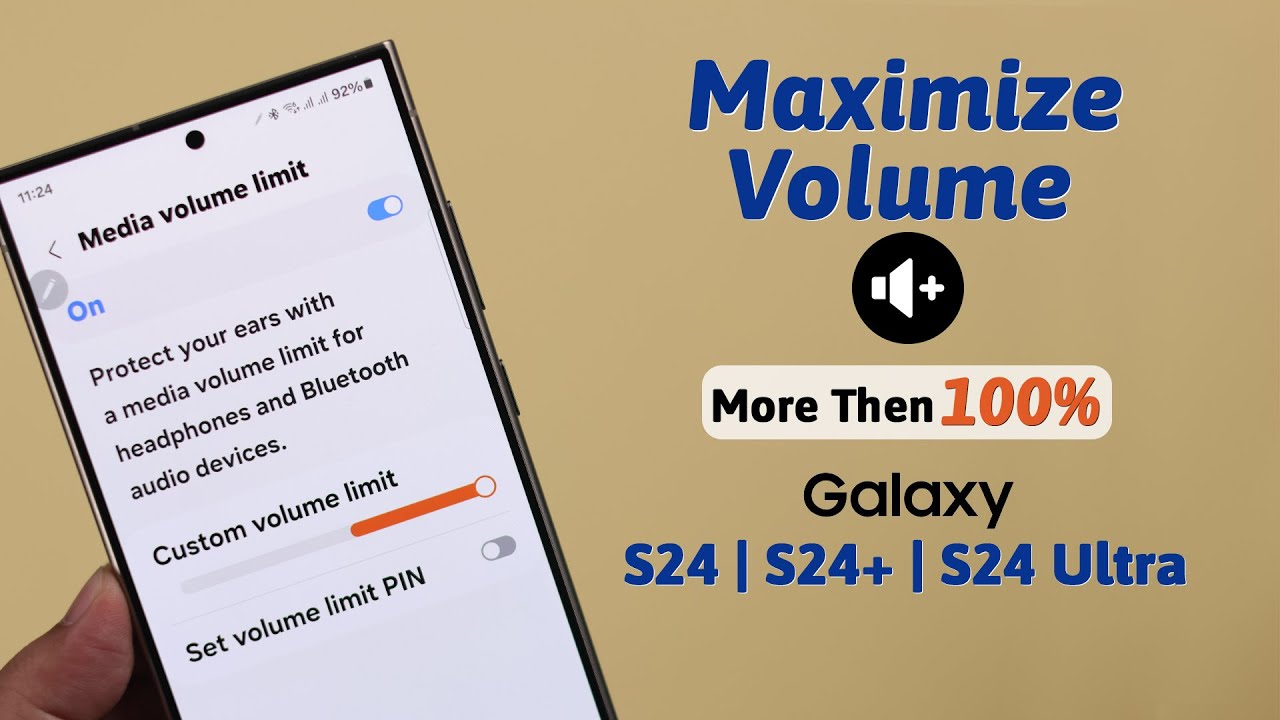 Galaxy S24/S24+/Ultra: Increase Speaker Sound to Maximum!