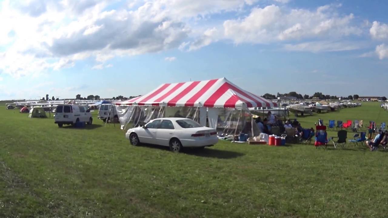 #Osh16  North 40 full:  Pre-show Sunday - what a difference a day makes (unedited and jumpy)