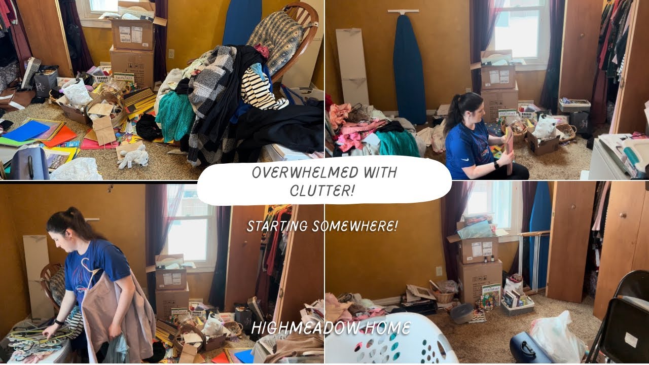 Overwhelmed with clutter and starting somewhere!! My house is giving me anxiety!