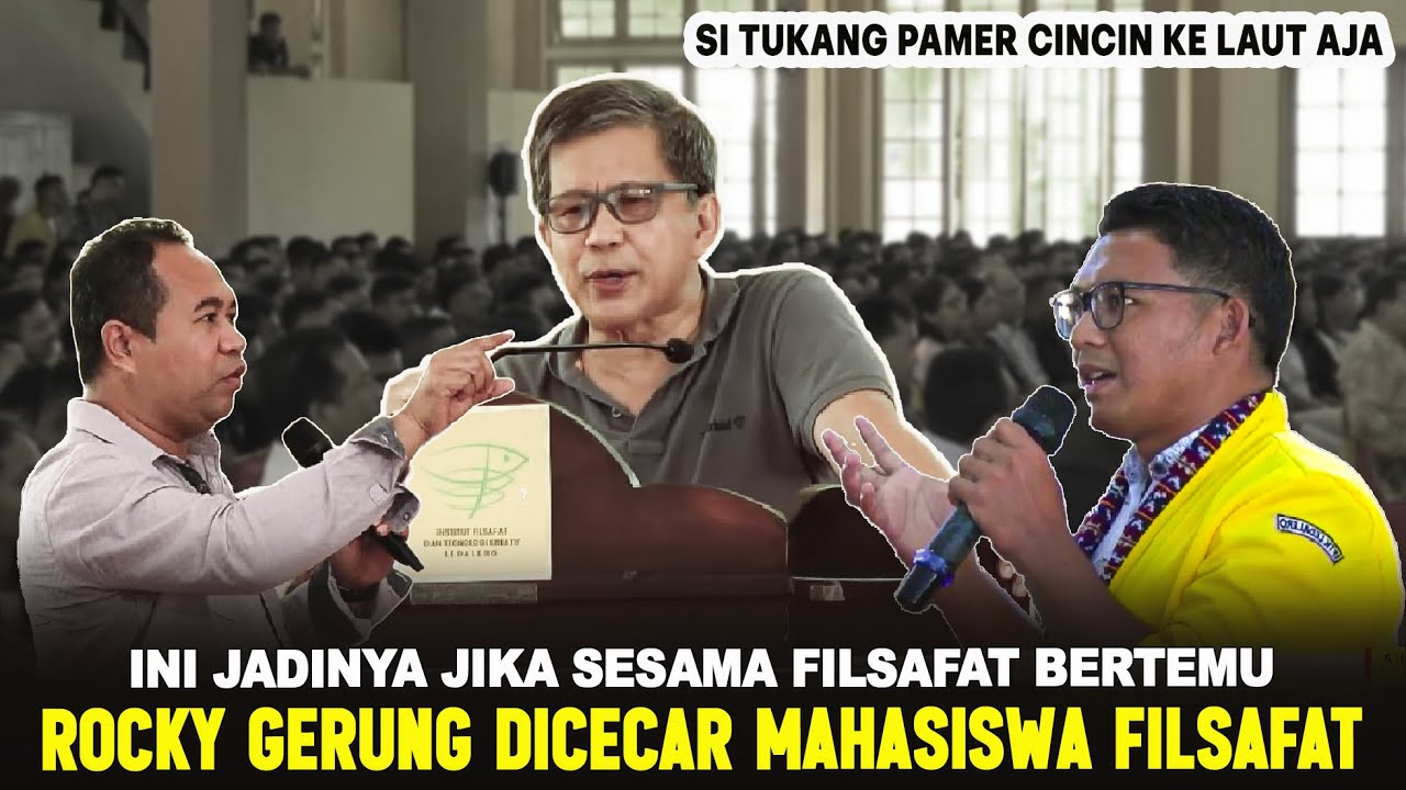 ROCKY GERUNG DICECAR MAHASISWA FILSAFAT INSTITUT LEDALERO NTT