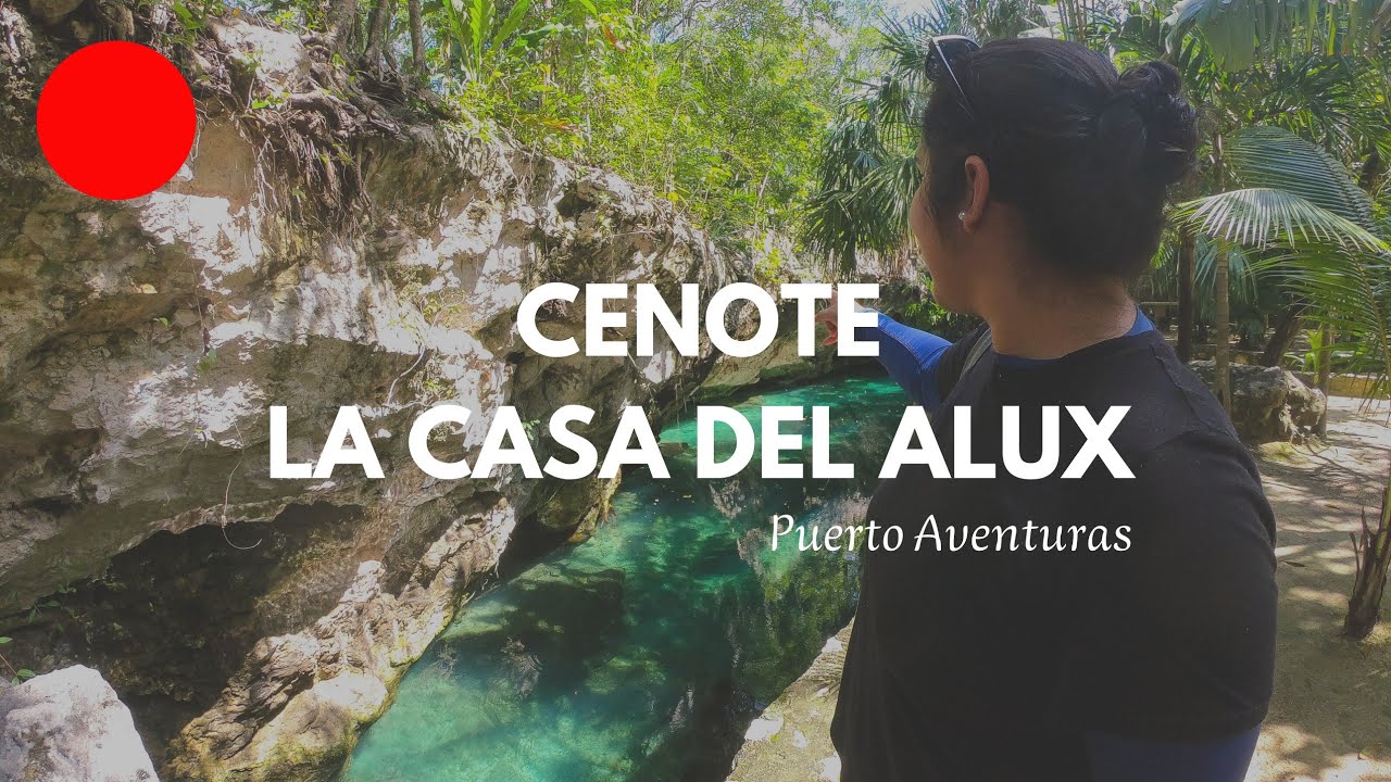 CENOTE LA CASA DEL ALUX | PUERTO AVENTURAS⭕Cenote #74 | Moyita Explorando