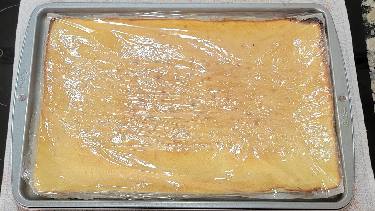 Plancha de bizcocho (muy facil)