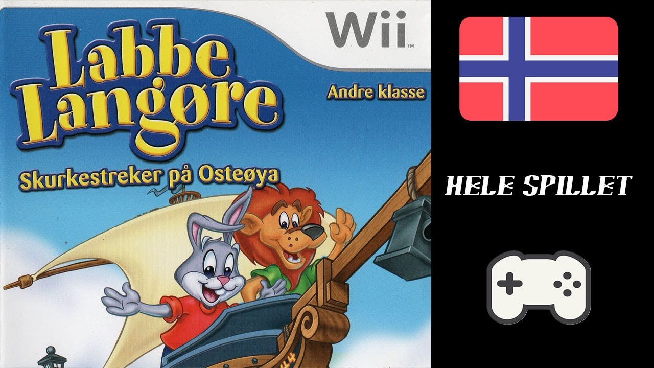 Labbe Langøre: Skurkestreker På Osteøya (2001) - Nintendo Wii - Norsk tale
