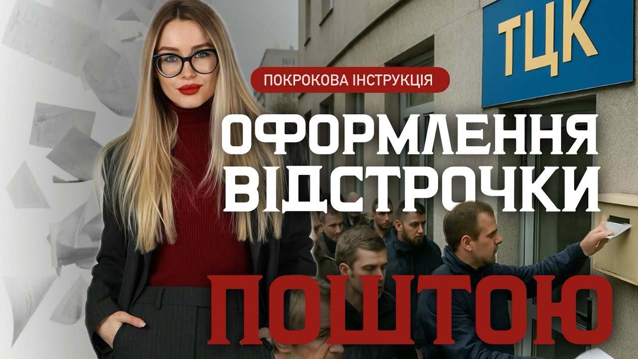 ПОКРОКОВА ІНСТРУКЦІЯ ОФОРМЛЕННЯ ВІДСТРОЧКИ ПОШТОЮ ‼️без відвідування #тцк ‼️#відстрочка 