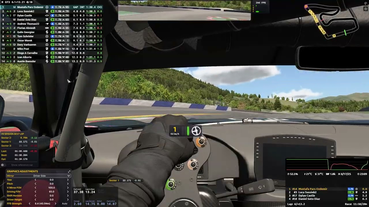 iRacing Red Bull Ring Spielberg RACE | Mercedes AMG GT3