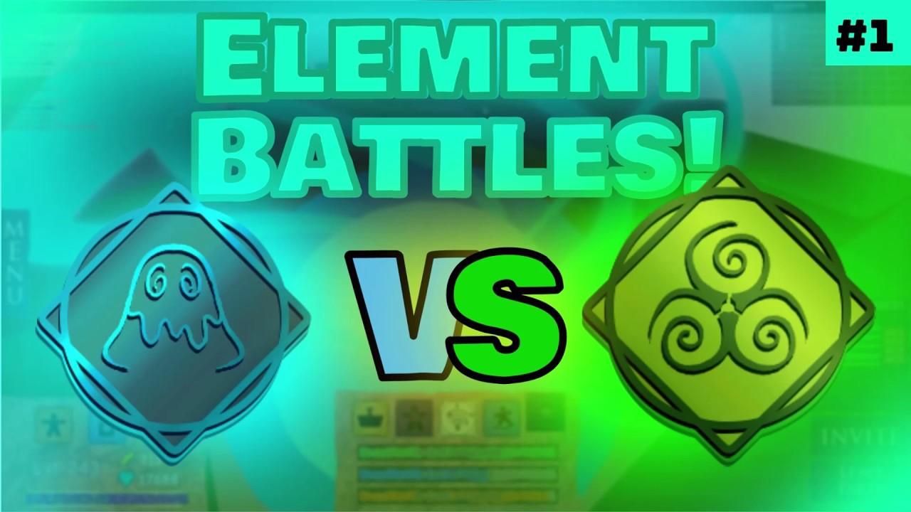 Slime vs Acid! | Roblox Elemental Battlegrounds Element Battles #1
