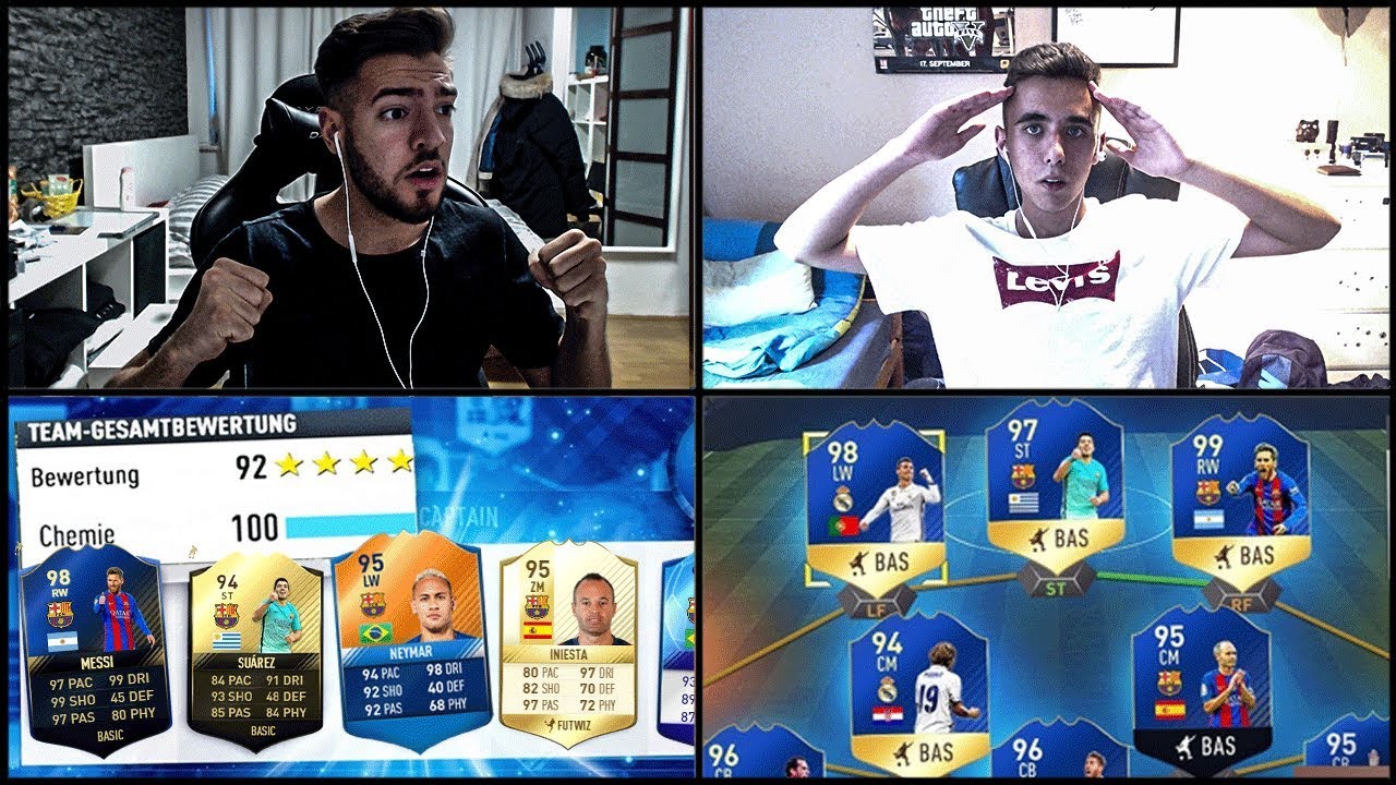 193 RATED FUT DRAFT CHALLENGE vs kleinen COUSIN 🔥😎 FIFA 17 ULTIMATE TEAM