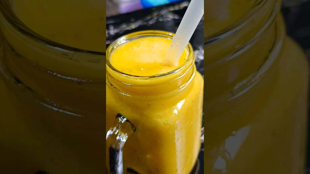 yummy mango juice 🥭🍹#mango #juice #yummy #homemade#food  #fruit #viral #trending #fyp #shorts