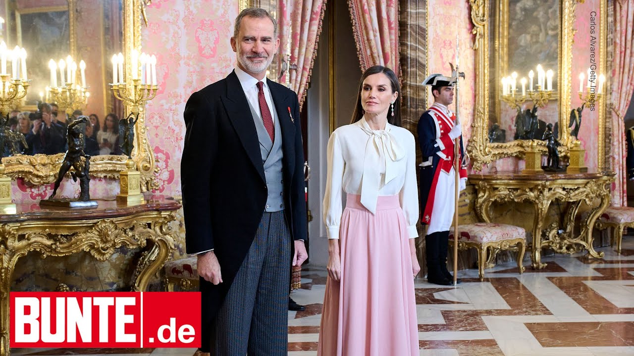 Letizia von Spanien &ndash;&nbsp;Zarter Feen-Look &ndash; ihr filigraner Rock zaubert endlos lange Beine