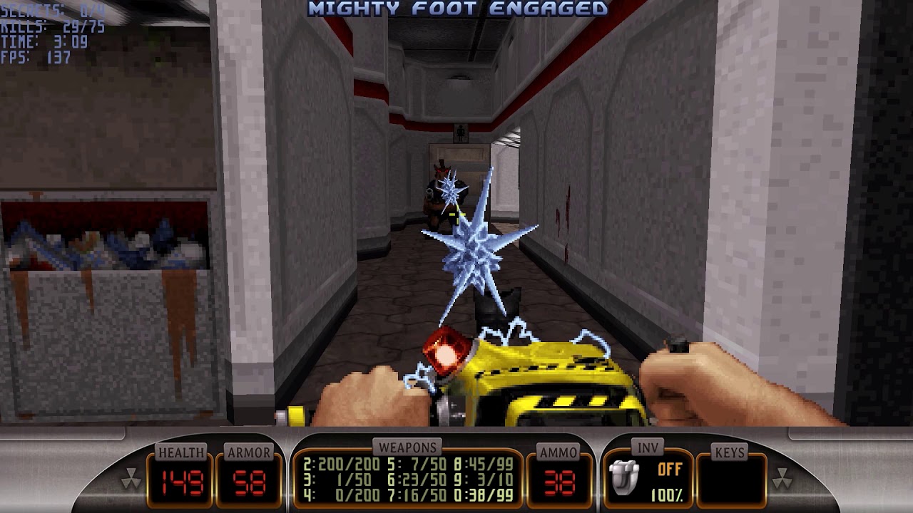 Duke Nukem 3D E4M2: Duke-Burger (100%)