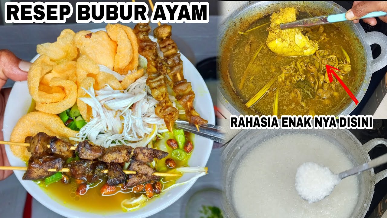 MODAL BERAS 1LITER BISA JADI BUBUR 1KUALI BESAR | jangan kaget kalau keuntungannya berlipat lipat