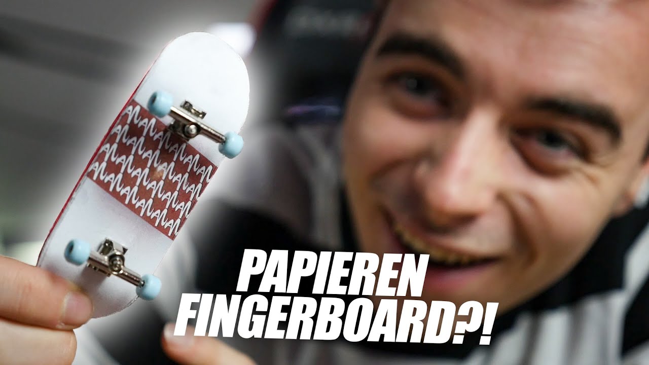 HOE MAAK JE EEN FINGERBOARD VAN PAPIER?!