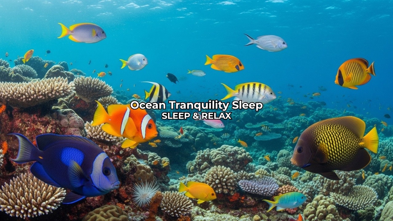 Ocean Wildlife 4K 🌊 Blue Ocean Tranquility Underwater Ambience for Deep Sleep