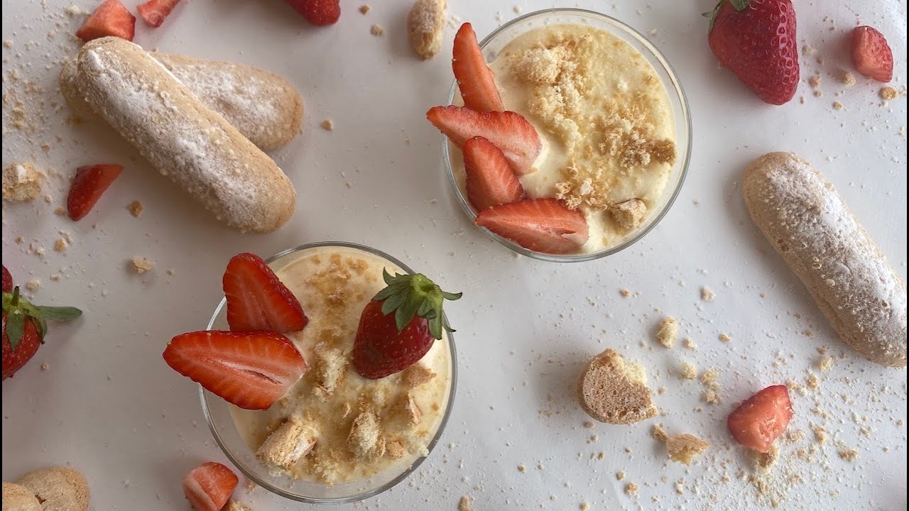 Tiramisu aux fraises 🍓