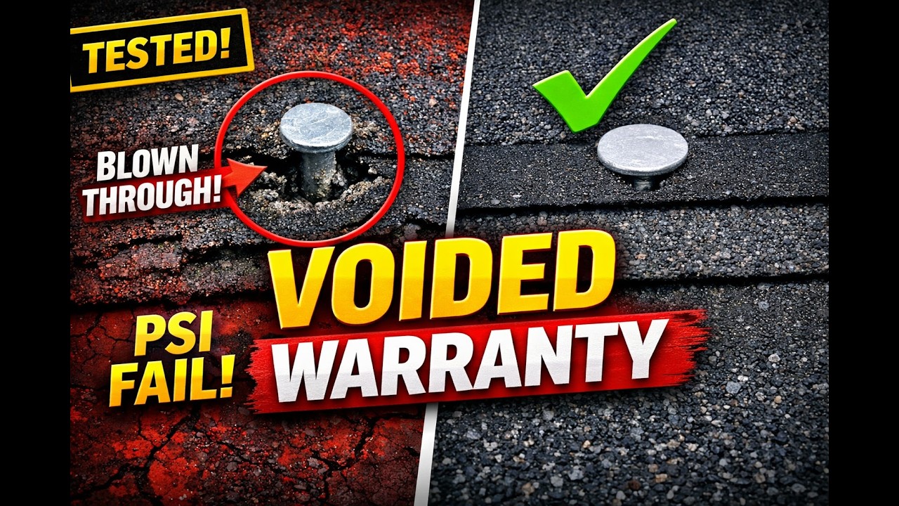 Why Roof Warranties Get VOIDED (Nail Test Exposed) || Roofing Done Right University | Ep.6