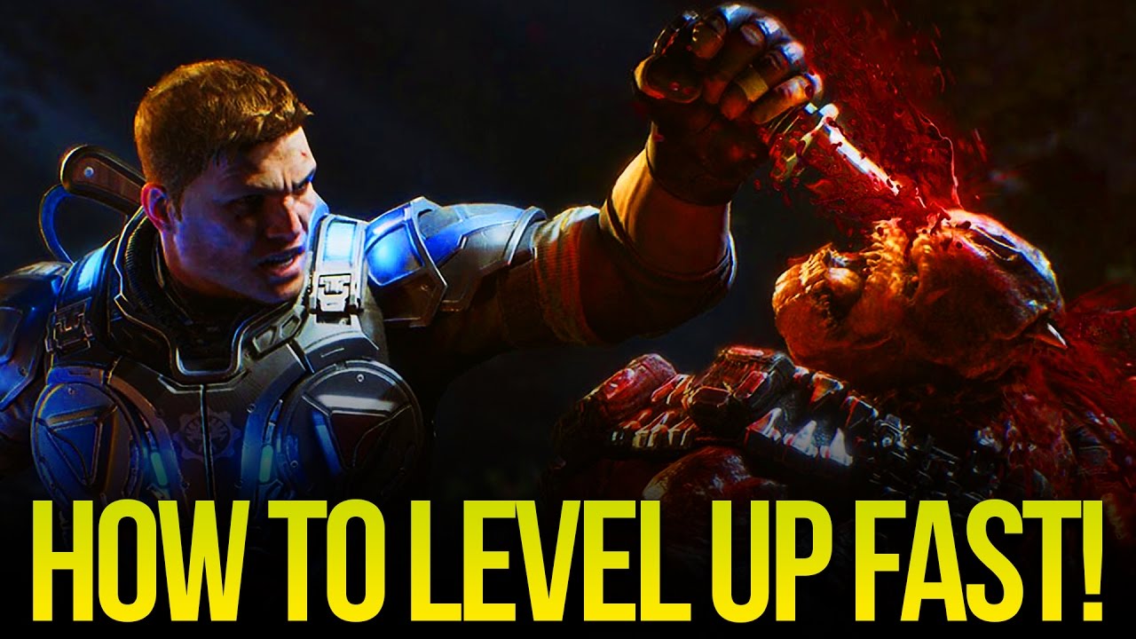 HOW TO LEVEL UP FAST! - GEARS OF WAR 4 MULTIPLAYER