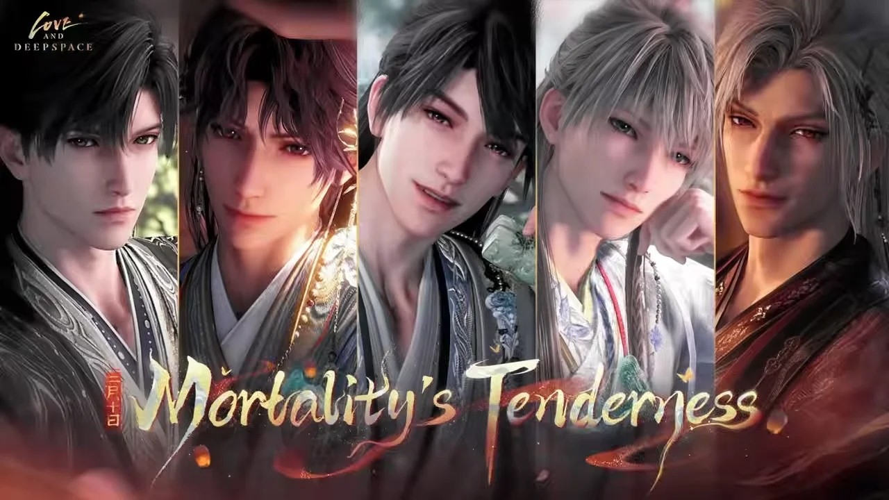 MORTALITYS TENDERNESS VALENTINES DAY MULTIBANNER CELEBRATION. LOVE AND DEEPSPACE
